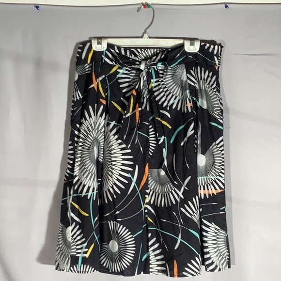 D.F.A New York Women Abstract Print Circle Skirt - Picture 1 of 5
